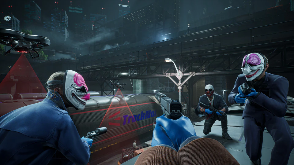 Payday 3 cheats features: aimbot, loot ESP and camera ESP — Payday 3 cheat gameplay screenshot